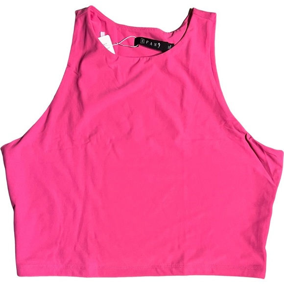 Cropped Double Layer Tank Top NWT - Picture 1 of 2